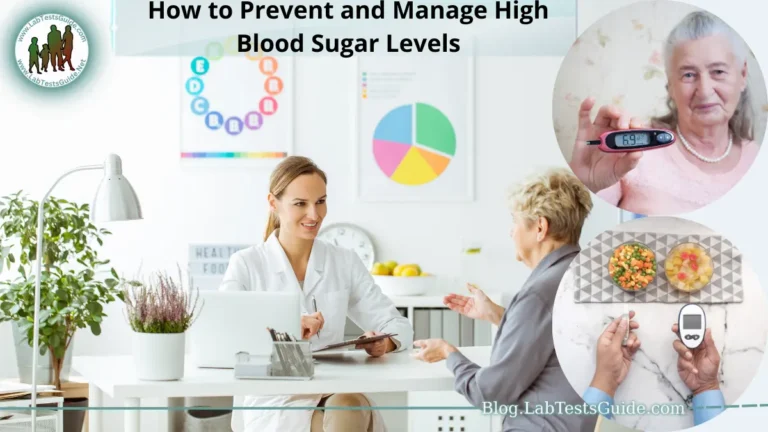 How to Prevent and Manage High Blood Sugar Levels