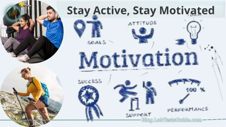 "Stay Active, Stay Motivated" is a motivational phrase that encourages individuals to maintain physical activity and keep their enthusiasm and determination high. It highlights the importance of leading an active lifestyle and maintaining motivation to achieve personal goals, whether they are related to fitness, health, career, personal development, or any other aspect of life.
